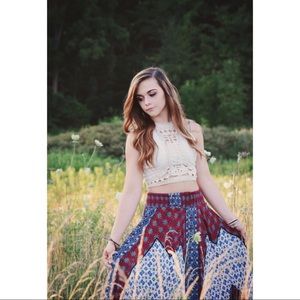 Buckle Boho skirt
